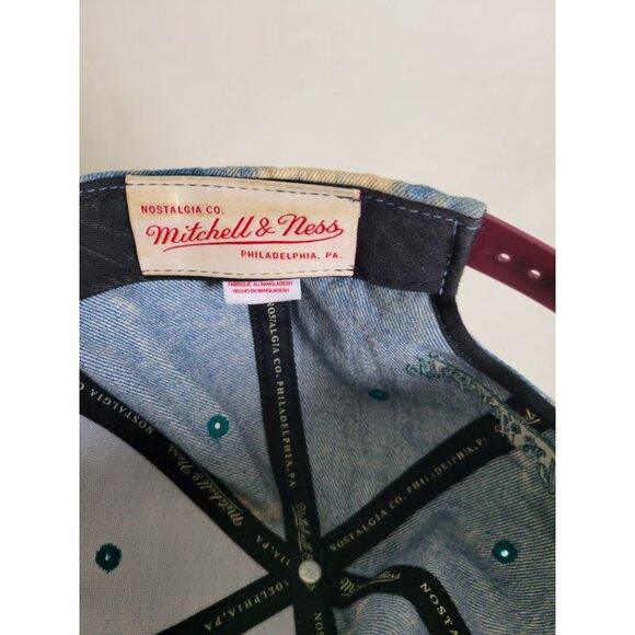 Mighty Ducks NHL Hockey team Mitchell and Feiss Baseball cap hat snap back - Picture 6 of 7